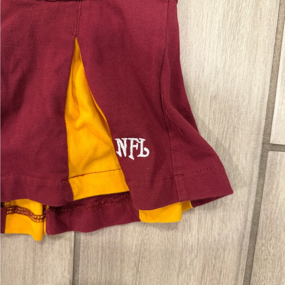 Vintage Y2K Washington Redskins NFL Toddler Cheerleader Dress - Picture 5 of 7